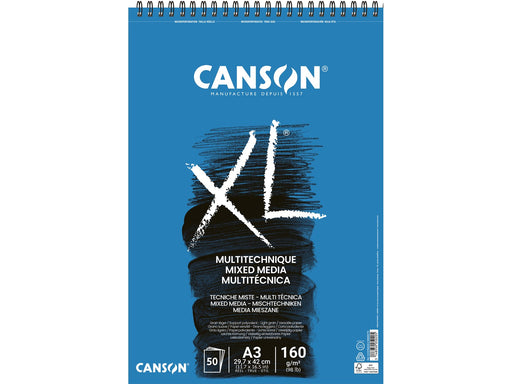 Canson XL Mixed Media Spiral A3 160G 50 SH