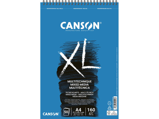 Canson XL Mixed Media Spiral A4 160G 50 SH