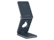 Canyon 3-in-1 Faltbares kabelloses Ladegerät 15W, Dunkelgrau