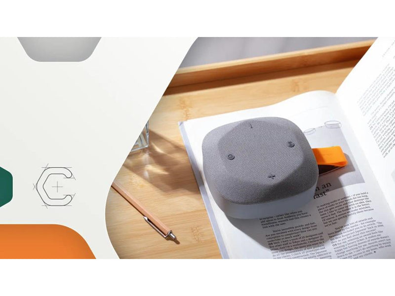 Canyon Hexagon 10 Bluetooth-Lautsprecher, Grau/Blau
