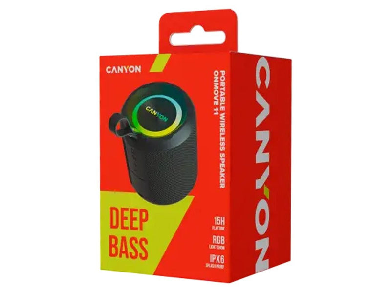 Canyon OnMove 11 Bluetooth Lautsprecher 20W, Schwarz