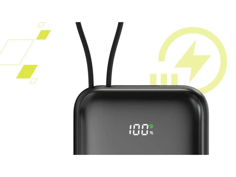 Canyon OnPower 101 10000 mAh PD 22.5W, Schwarz - 10000 mAh