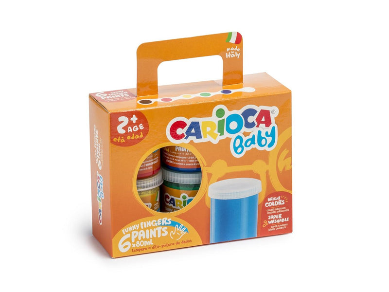 Carioca BABY Finger paint 6 ds. 2+