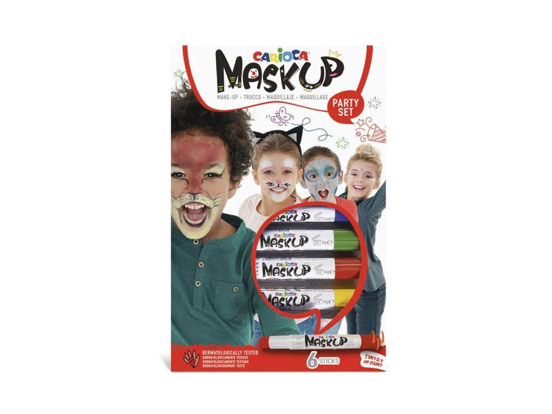 Carioca MASKUP face color. 6 pcs.