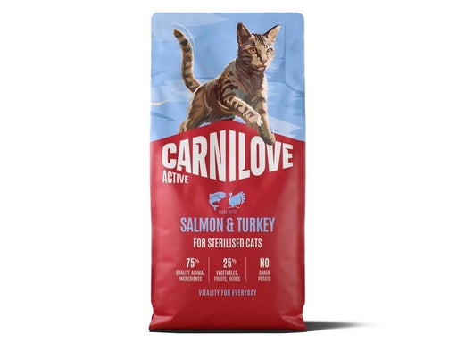 Carnilove Active Cat Salmon&Turkey Sterilised - dry cat food - 6kg