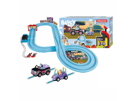Carrera First First Race Track - Bluey vs. Bingo Let's Go 2.9m