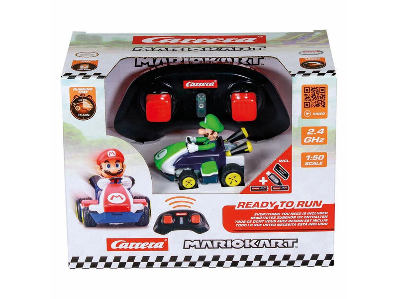 Carrera Mini RC 2.4GHz Mario Kart Luigi - 1:50