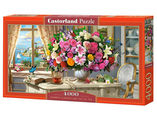 Castorland Summer flowers on table