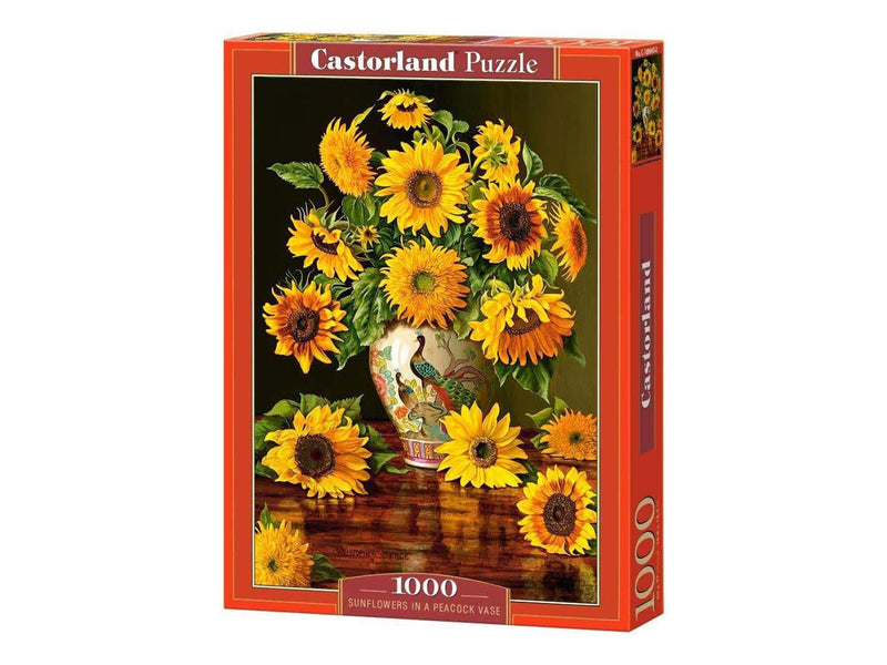 Castorland Sunflowers in a Peacock Vase 1000pcs. 2D Puzzles