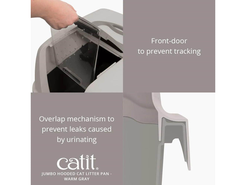 Catit Cat Toilet JUMBO Grey 59x46x46 cm.