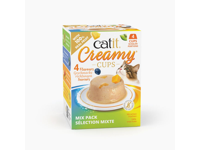 Catit - Creamy Cups Mousse Mix Pack - 4x25g