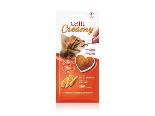 Catit - Creamy Premium Treat for Cats - Chicken - 4 x 10 g