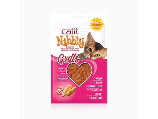 Catit - Nibbly Grills Treat for Cats - Chicken & Shrimp - 30 g