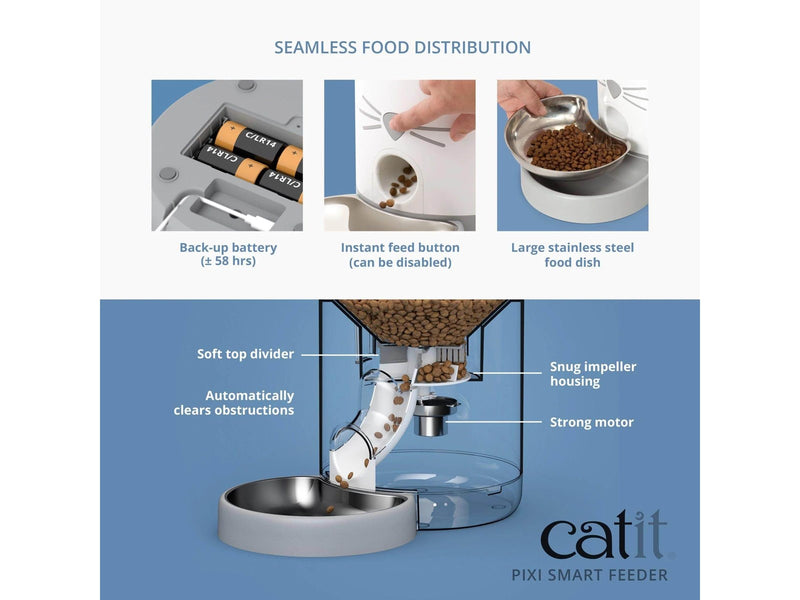 Catit PIXI Smart Dry Food Feeder WiFi