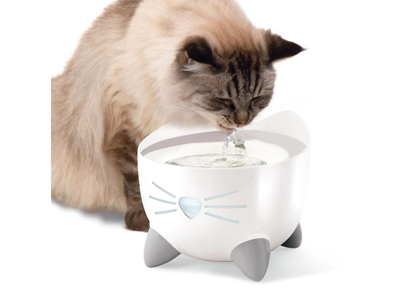 Catit Pixi Drinking Fountain White/Stainless Steel