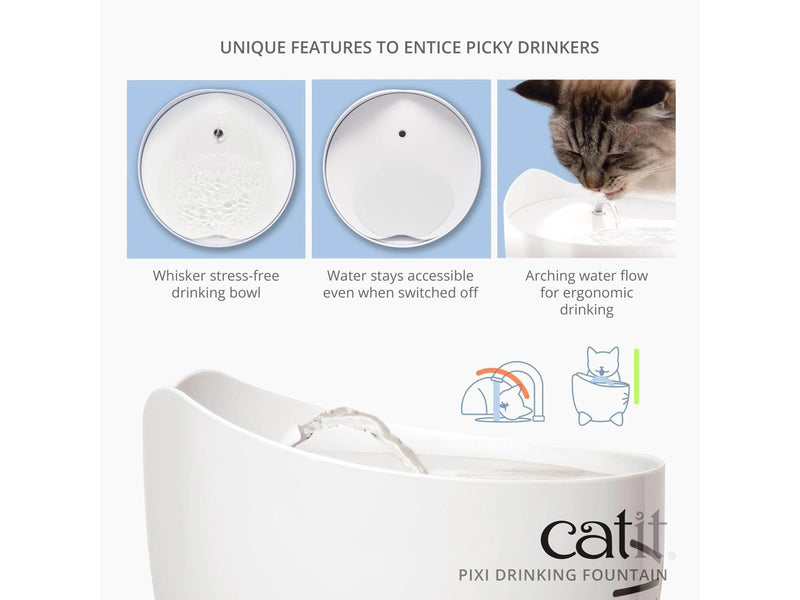 Catit Pixi Trinkbrunnen Hellblau