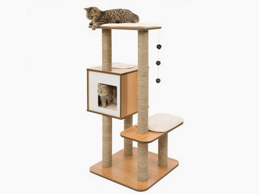 Catit Vesper Kradsetræ V-High Base Valnød 56 x 56 x 121