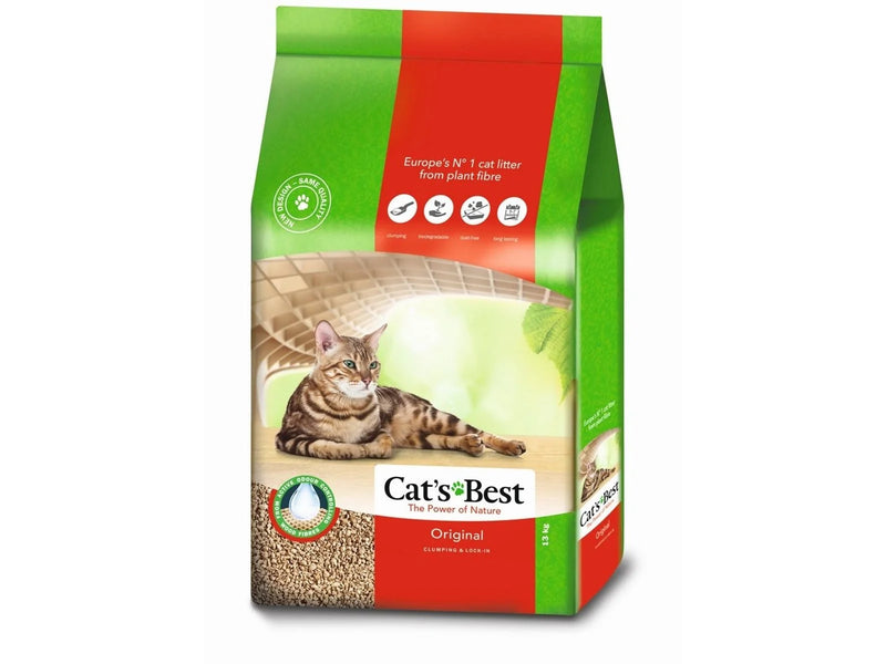 Cat's Best Eco Plus Original - Wooden Cat Litter - 30l