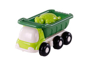 Cavallino Toys Cavallino Beach Dump Truck with 4 Sand Shapes Green