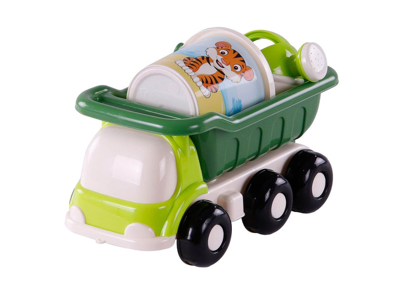Cavallino Toys Cavallino Beach Dump Truck with Bucket Set Green 5 pcs.