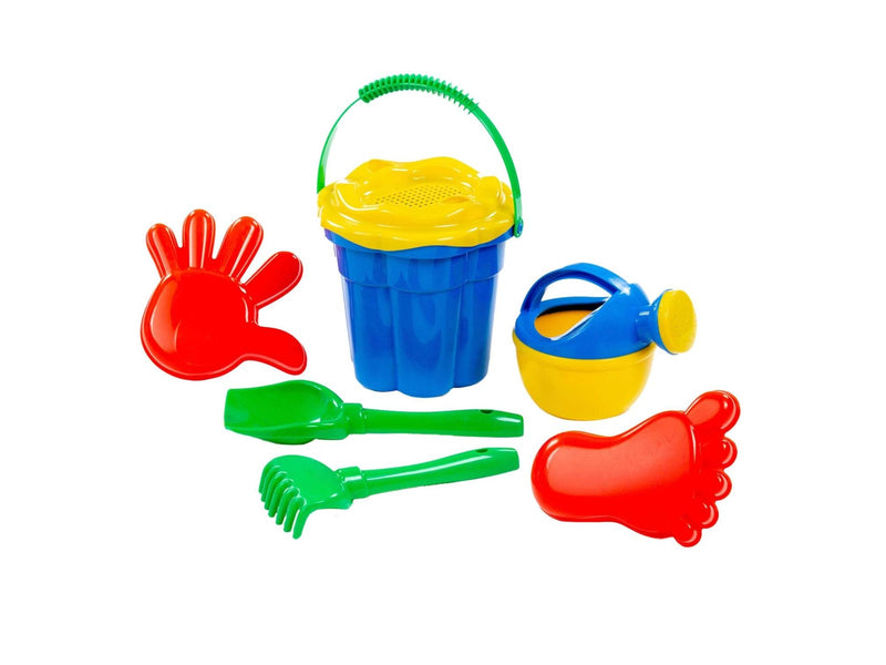 Cavallino Toys Cavallino Classic Bucket Set Blue 7 pieces.