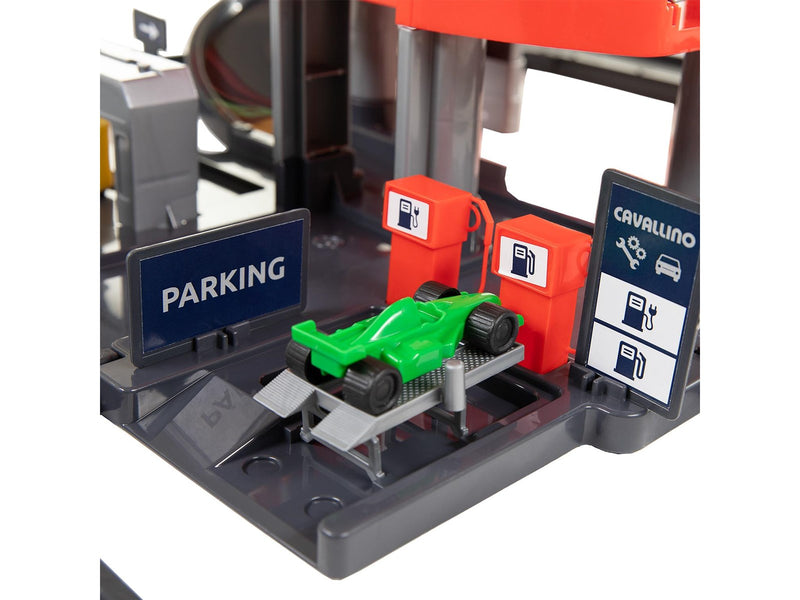 Cavallino Toys - Cavallino Racing 4 Level Parking Garage and Cars Playset