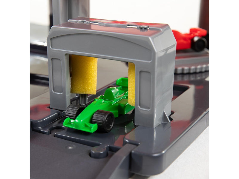 Cavallino Toys - Cavallino Racing Parking Garage Red with 4 Floors and Cars Playset