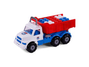 Cavallino Toys Cavallino Route 66 XL Dump Truck with Building Blocks