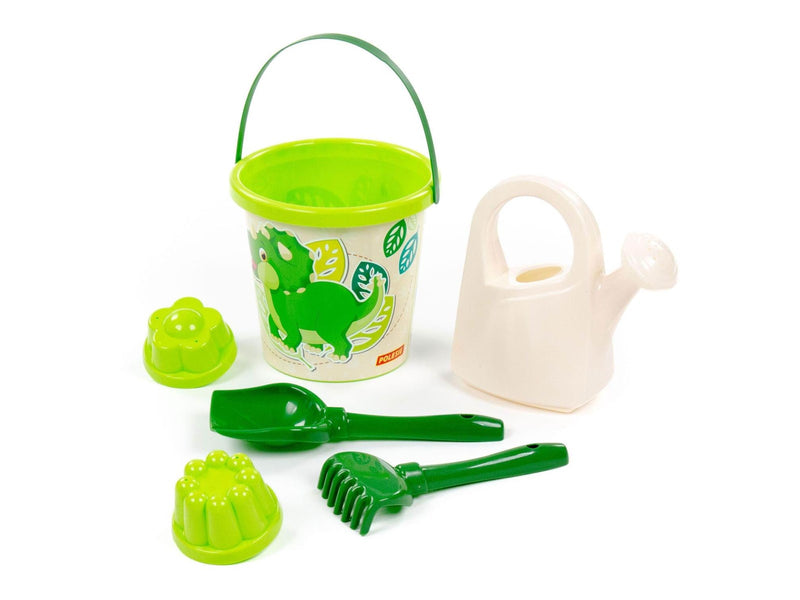 Cavallino Toys Cavallino Safari XL Bucket Set with Sand Molds Dino 8pcs.