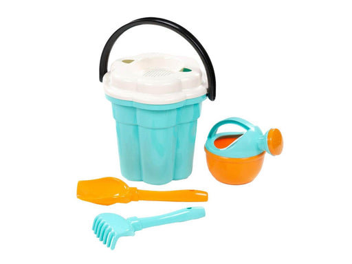 Cavallino Toys Cavallino Safari XL Classic Bucket with Watering Can Blue 4 pcs.