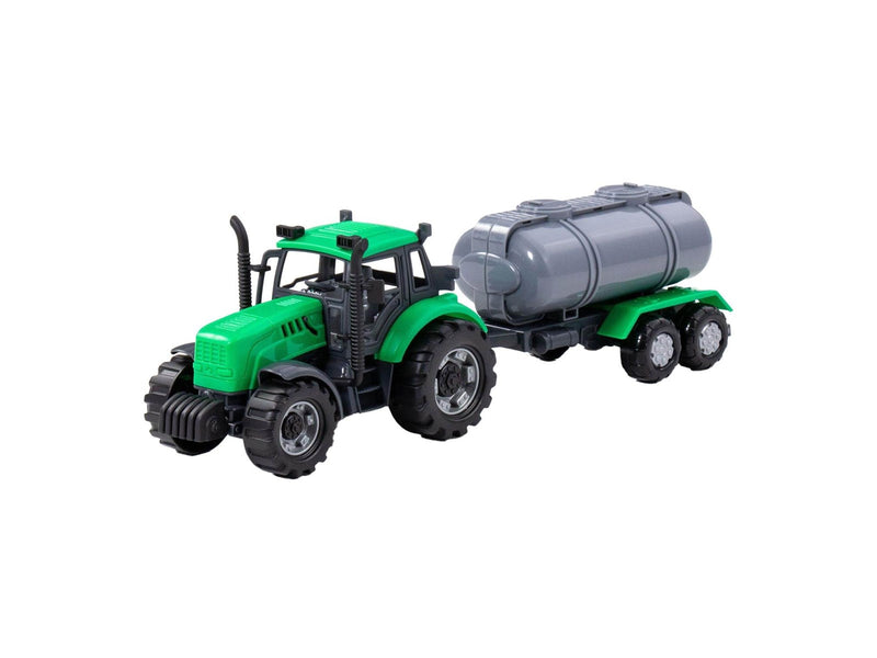 Cavallino Toys Cavallino Tractor with Tank Truck Green Scale 1:3