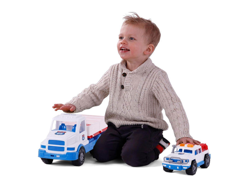 Cavallino Toys Cavallino XL Torpedo Truck with Jeep 46.6cm