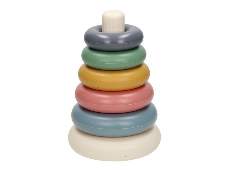 Cavallino Toys Stacking rings Pastel colors 7 pcs.