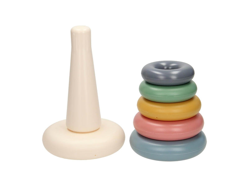 Cavallino Toys Stacking rings Pastel colors 7 pcs.