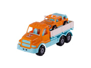 Cavallino Toys - XL Torpedo Truck with Survival Jeep Orange 44.5cm