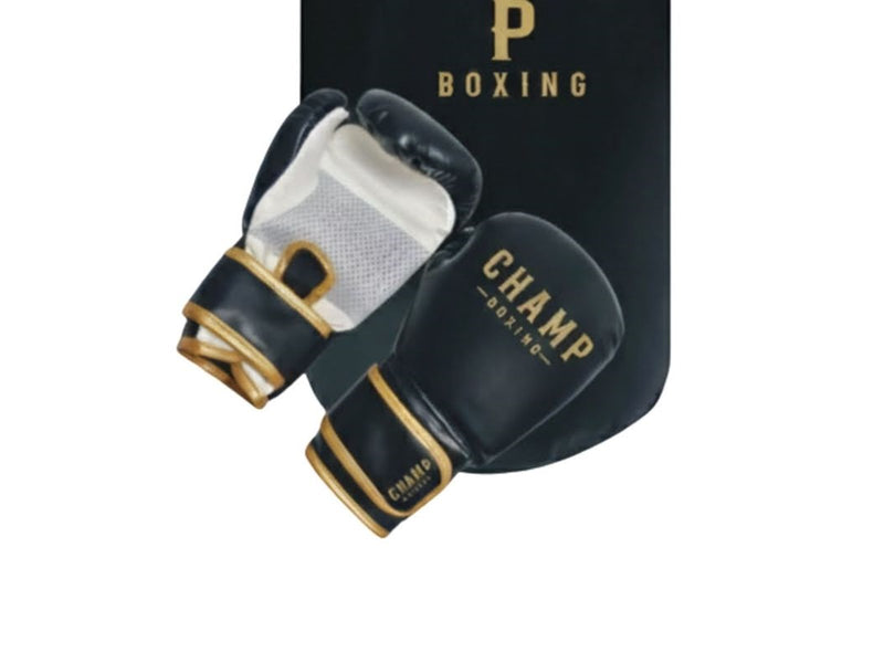 Champ Junior Boksesæt 11 kg - Sort/Guld