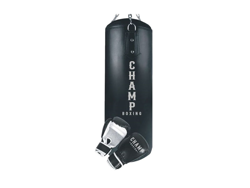 Champ Junior Boksesæt 11 kg - Sort/Sølv