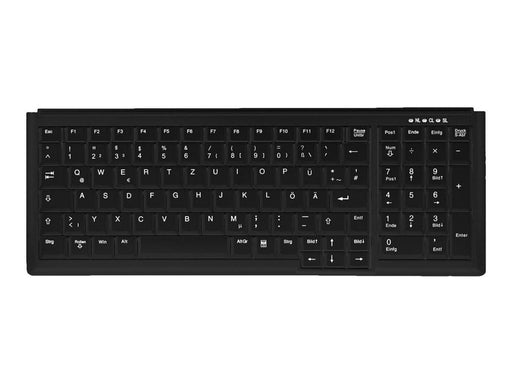 Cherry Active Key AK-7000 - keyboard - G - Tastatur - Deutsch - Schwarz
