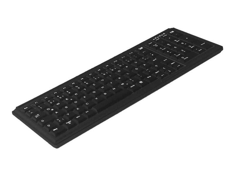 Cherry Active Key AK-7000 - keyboard - G - Tastatur - Deutsch - Schwarz