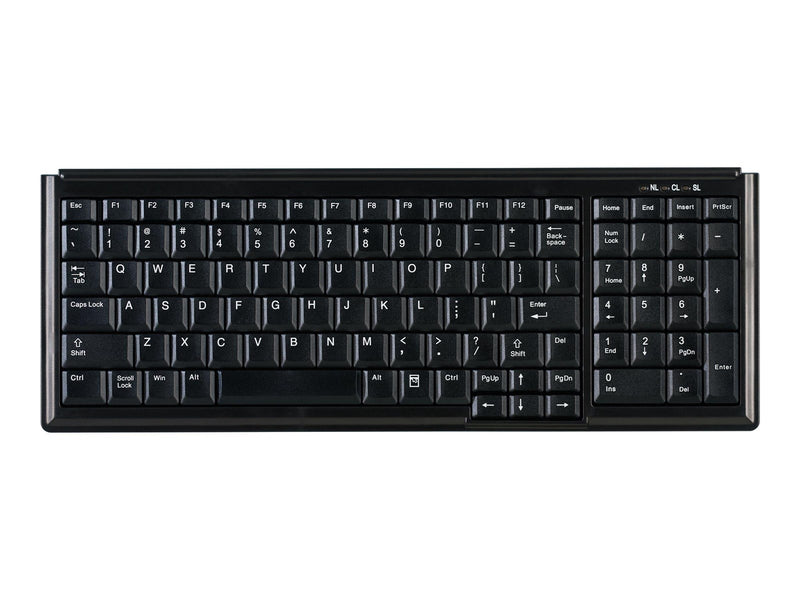 Cherry Active Key AK-7000 - keyboard - G - Tastatur - Deutsch - Schwarz