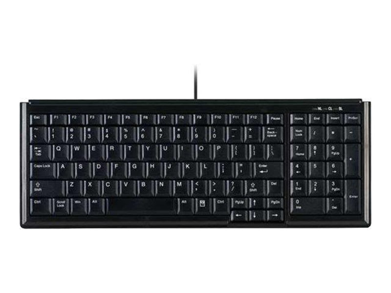 Cherry Active Key AK-7000 - keyboard - G - Tastatur - Deutsch - Schwarz
