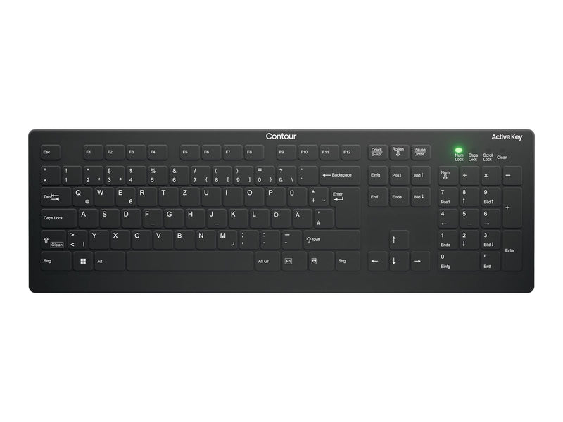 Cherry Active Key AK-C8112 - keyboard - medical - QWERTZ - German - black Input Device - Tastatur - Deutsch - Schwarz