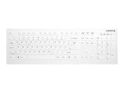 Cherry Active Key AK-C8112 - keyboard - wipe disinfection flat key profile - QWERTZ - German - white Input Device - Tastatur - Deutsch - Weiss