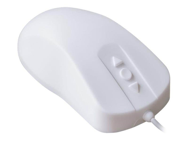 Cherry Active Key AK-PMH12 - mouse - USB - white - Maus (Weiß)
