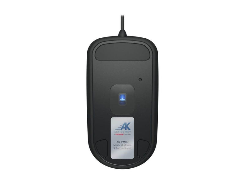 Cherry Active Key Medical AK-PMH3 - mouse - 3-button scroll - USB - black - Maus (Schwarz)