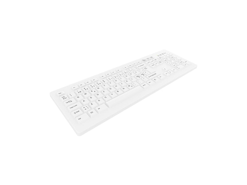 Cherry Active Key MedicalKey AK-C8100 - keyboard - Nordic - white - Tastatur - Nordic ISO - Weiss