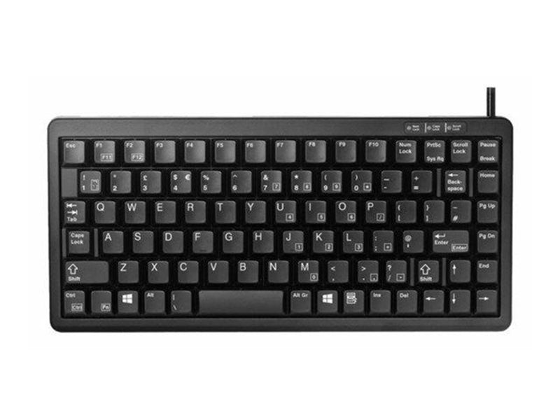 Cherry Compact-Keyboard G84-4100 - keyboard - UK - black Input Device - Tastatur - Englisch - Schwarz