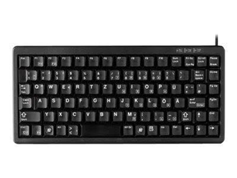 Cherry Compact-Keyboard G84-4100 - keyboard - UK - black Input Device - Tastatur - Englisch - Schwarz