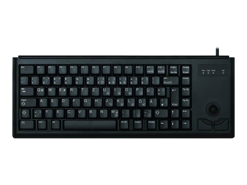 Cherry Compact-Keyboard - Tastatur - Belgien - Schwarz