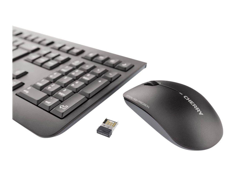 Cherry DW 3000 - Tastatur & Maus Set - Deutsch - Schwarz